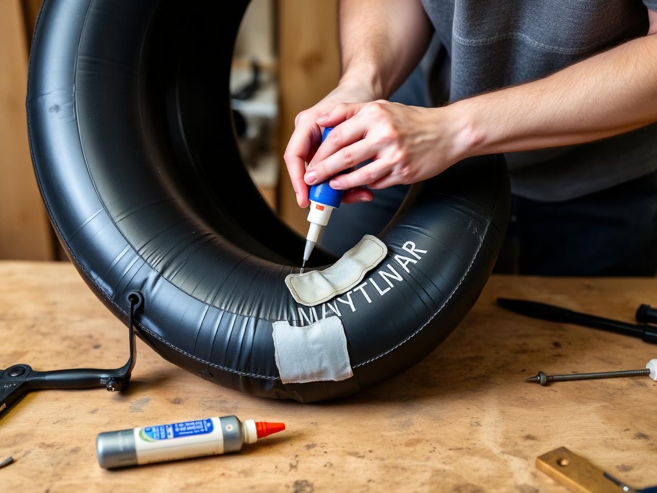 Tube reparatie PVC